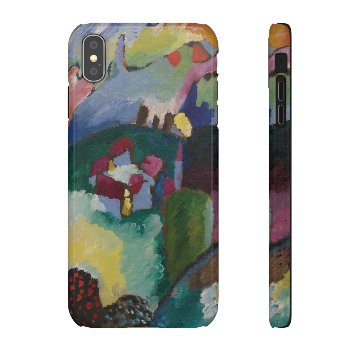 Landscape with Factory Chimney by Vasily Kandinsky - iPhone Slim Case