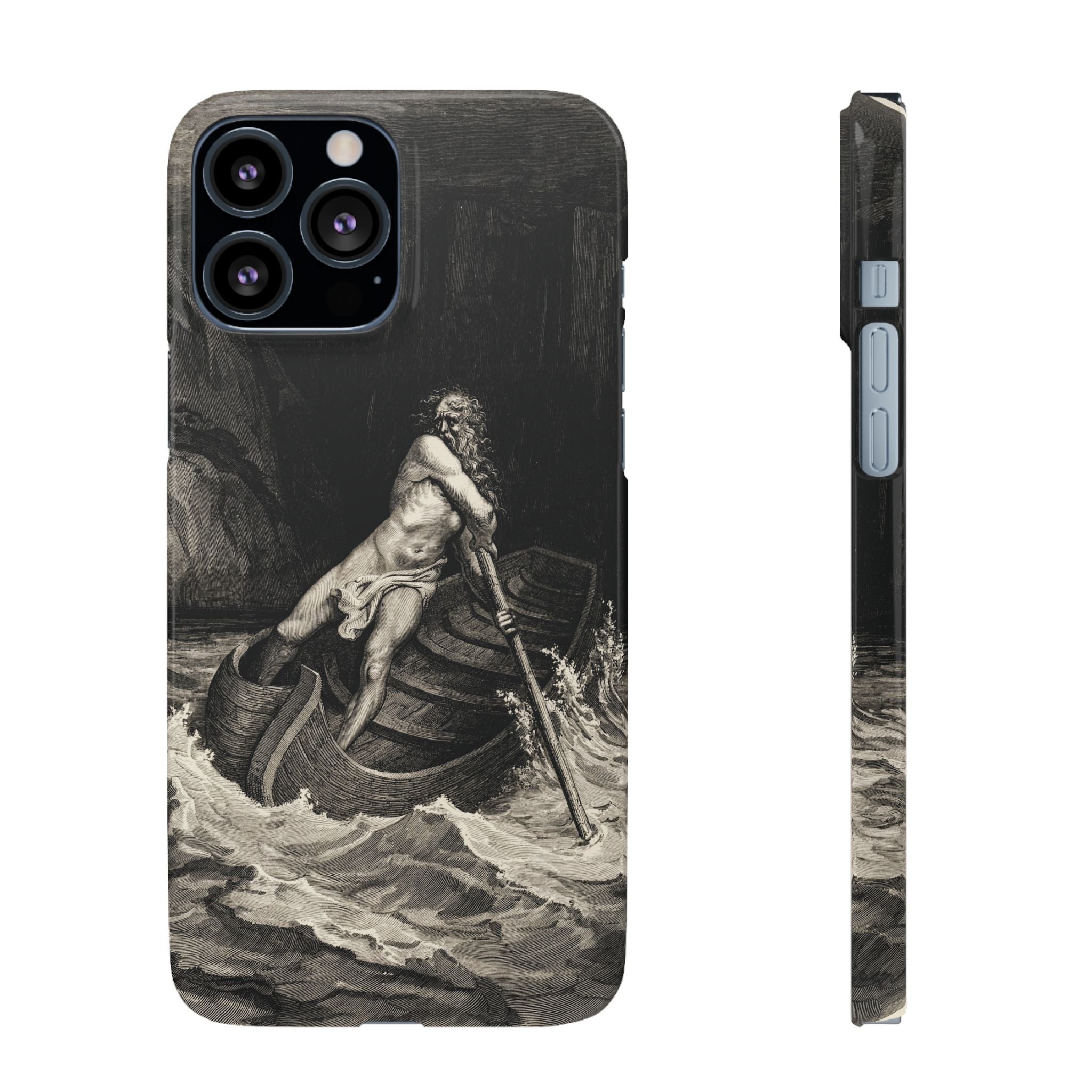 Canto III - Charon by Gustave Doré - iPhone Slim Case