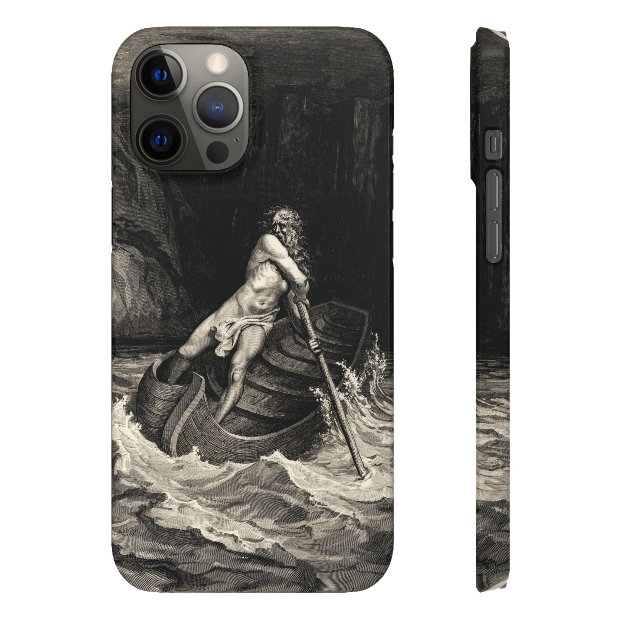 Canto III - Charon by Gustave Doré - iPhone Slim Case