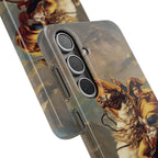 Napoleon at the Saint-Bernard Pass by Jacques-Louis David - Samsung Slim Case