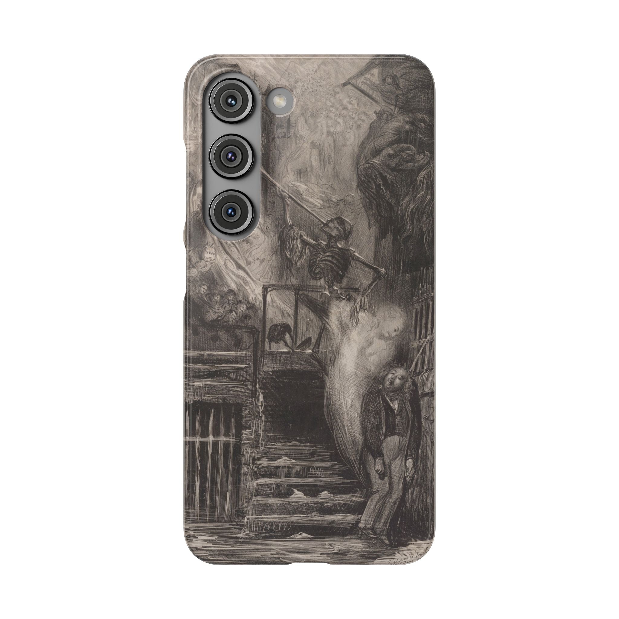 La Rue de la Vieille Lanterne (The Suicide of Gérard de Nerval) by Gustave Doré - Samsung Slim Case