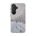 Snow Scene at Argenteuil by Claude Monet - Samsung Tough Case