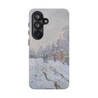 Snow Scene at Argenteuil by Claude Monet - Samsung Tough Case
