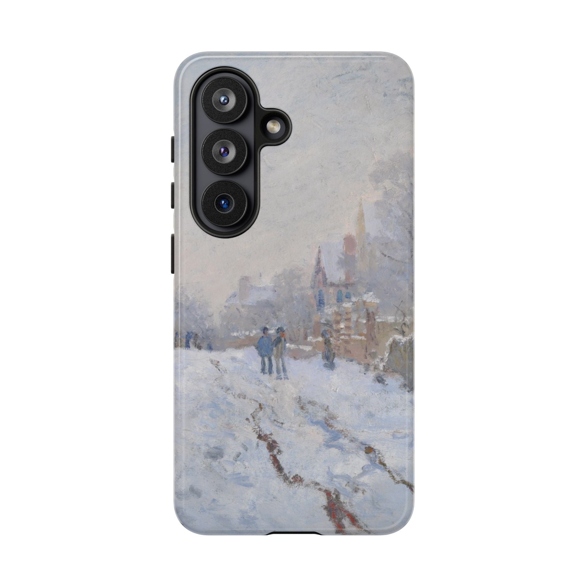 Snow Scene at Argenteuil by Claude Monet - Samsung Tough Case