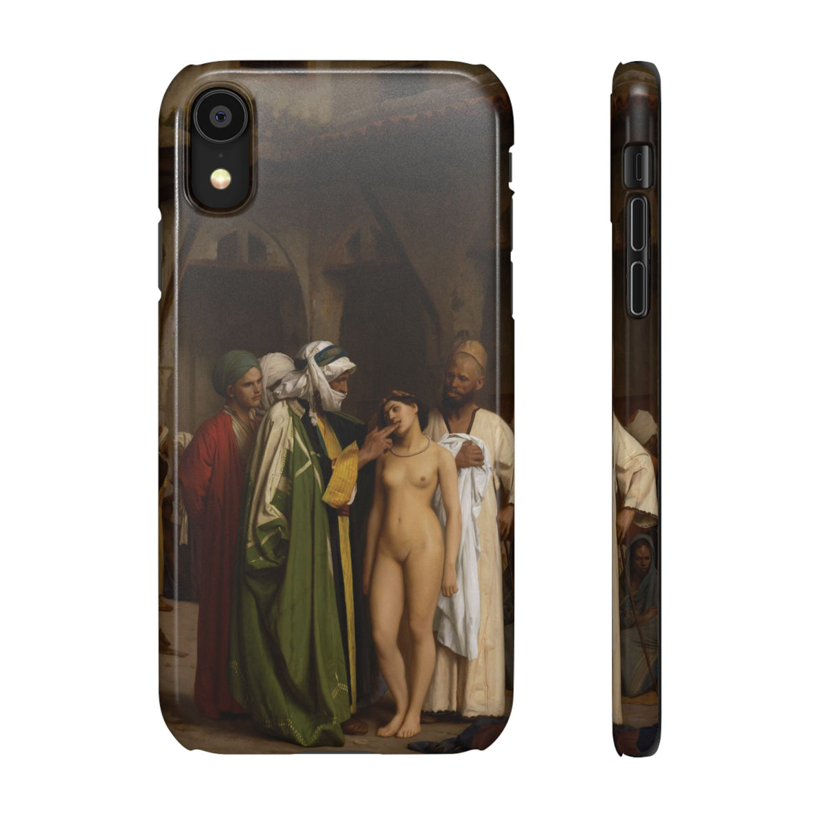 Le Marche d'esclaves by Jean-Leon Gerome - iPhone Slim Case