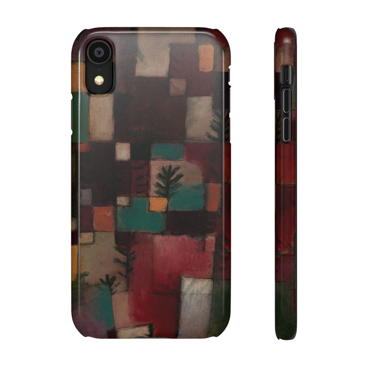 Redgreen and Violet-Yellow Rhythms by Paul Klee - iPhone Slim Case
