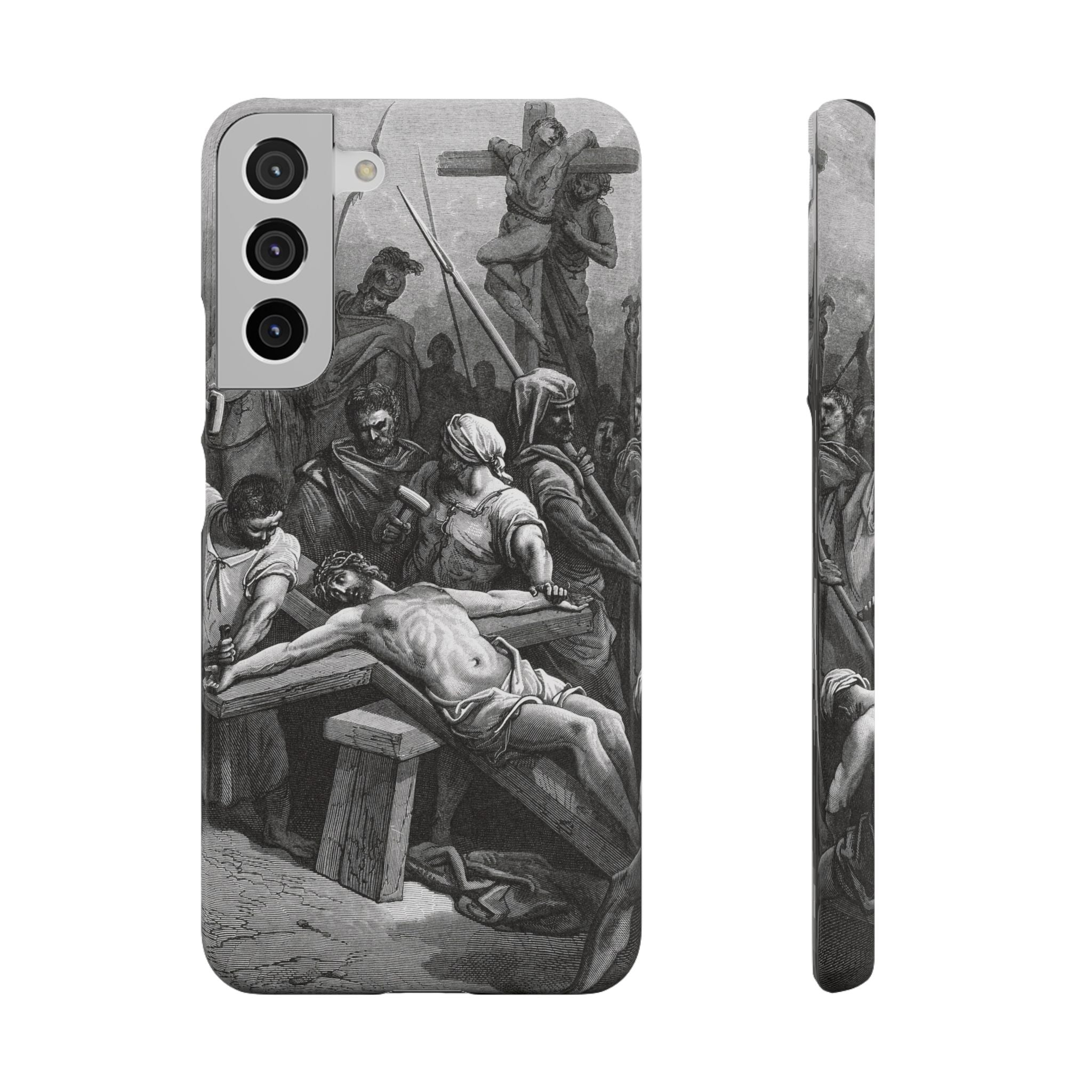 Crucifixion of Jesus by Gustave Doré - Samsung Slim Case
