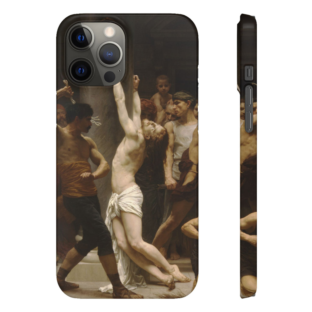 The Flagellation of Our Lord Jesus Christ by William-Adolphe Bouguereau - iPhone Slim Case