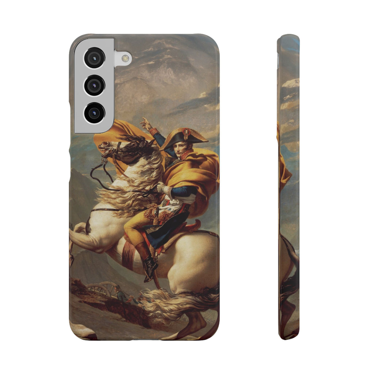 Napoleon at the Saint-Bernard Pass by Jacques-Louis David - Samsung Slim Case