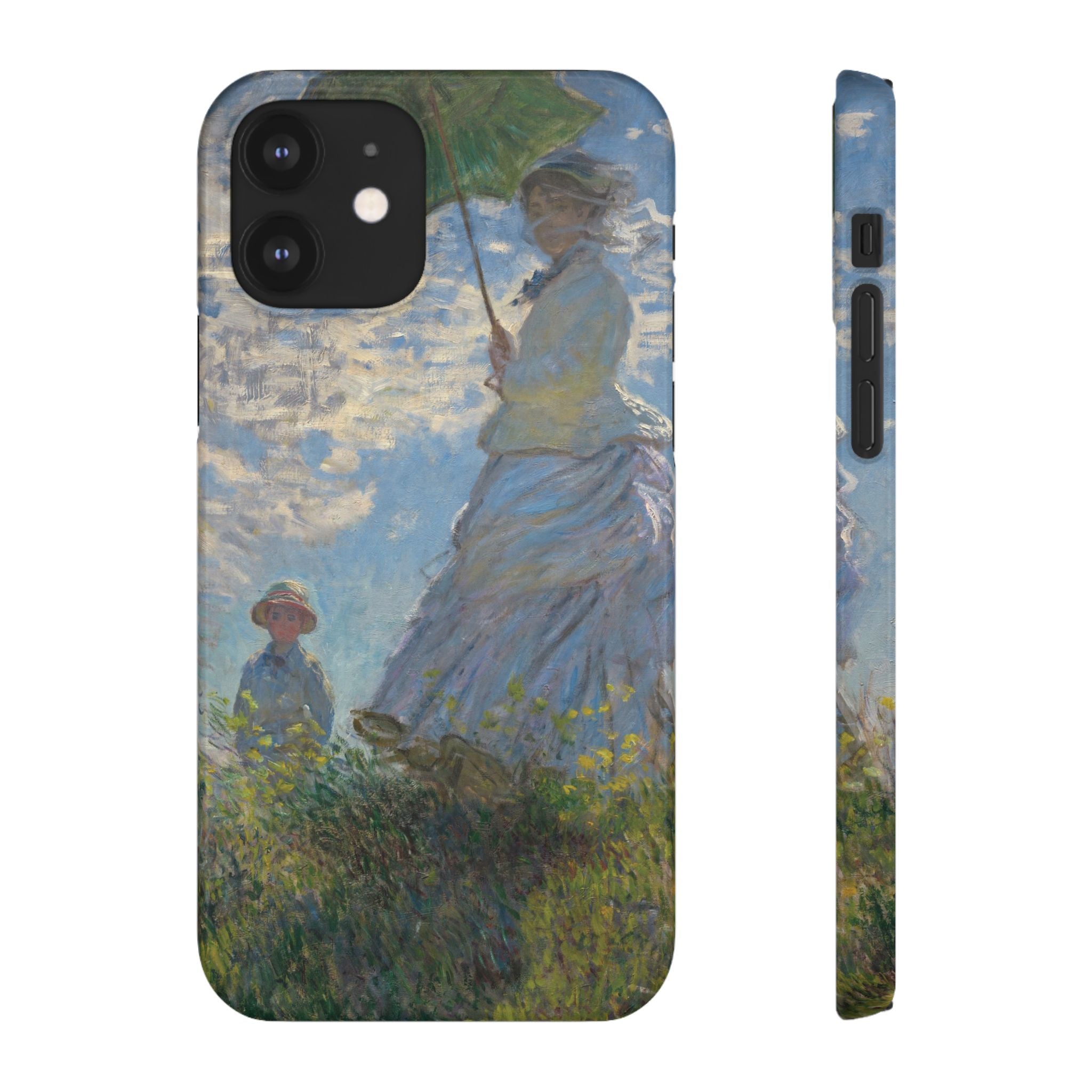 Madame Monet and Her Son by Claude Monet - iPhone Slim Case