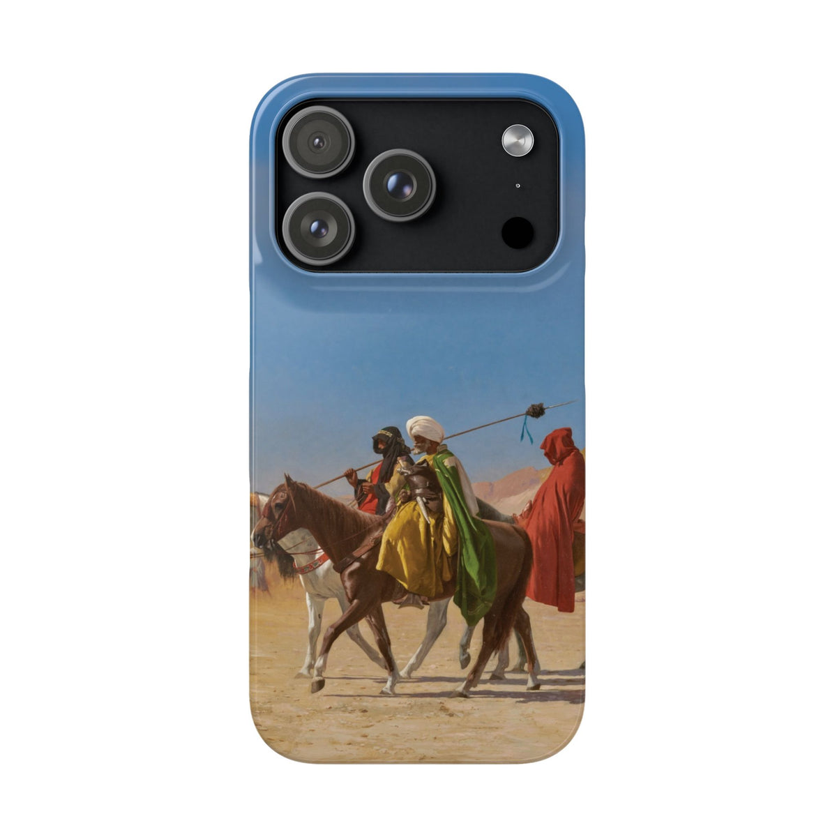 Riders Crossing The Desert by Jean-Leon Gerome - iPhone Slim Case