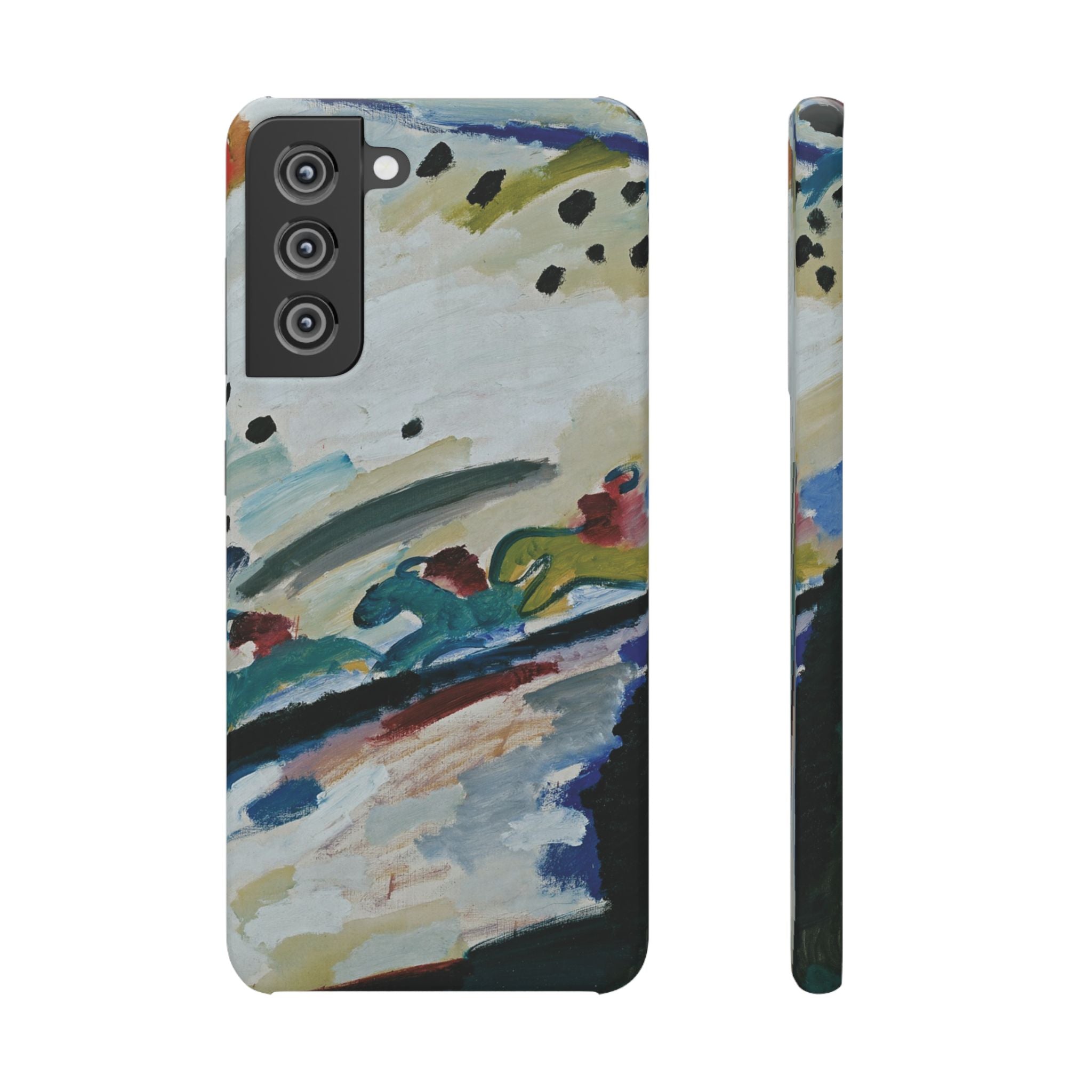 Romantic Landscape by Vasily Kandinsky - Samsung Slim Case