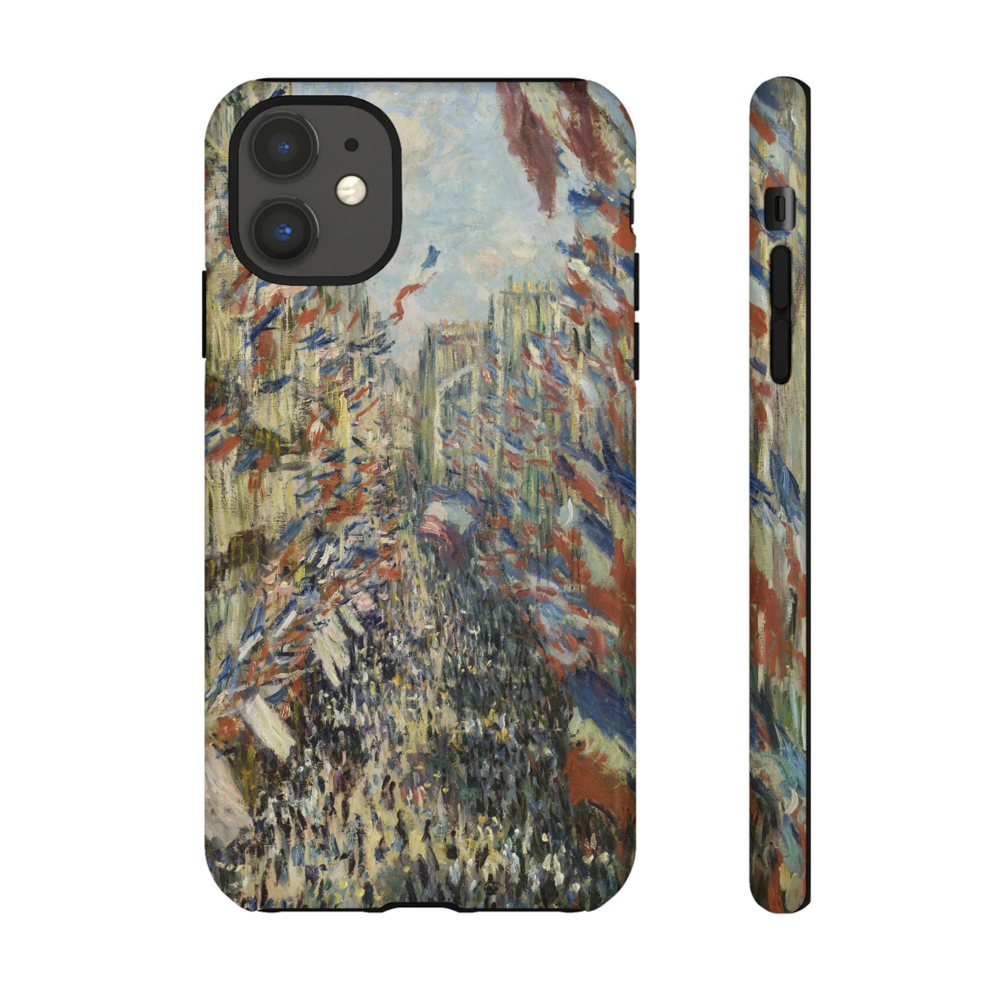 The Rue Montorgueil in Paris by Claude Monet - iPhone Tough Case