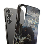 Prozession von Mönchen auf dem Berg Athos von Hermann Corrodi – Samsung Slim Case