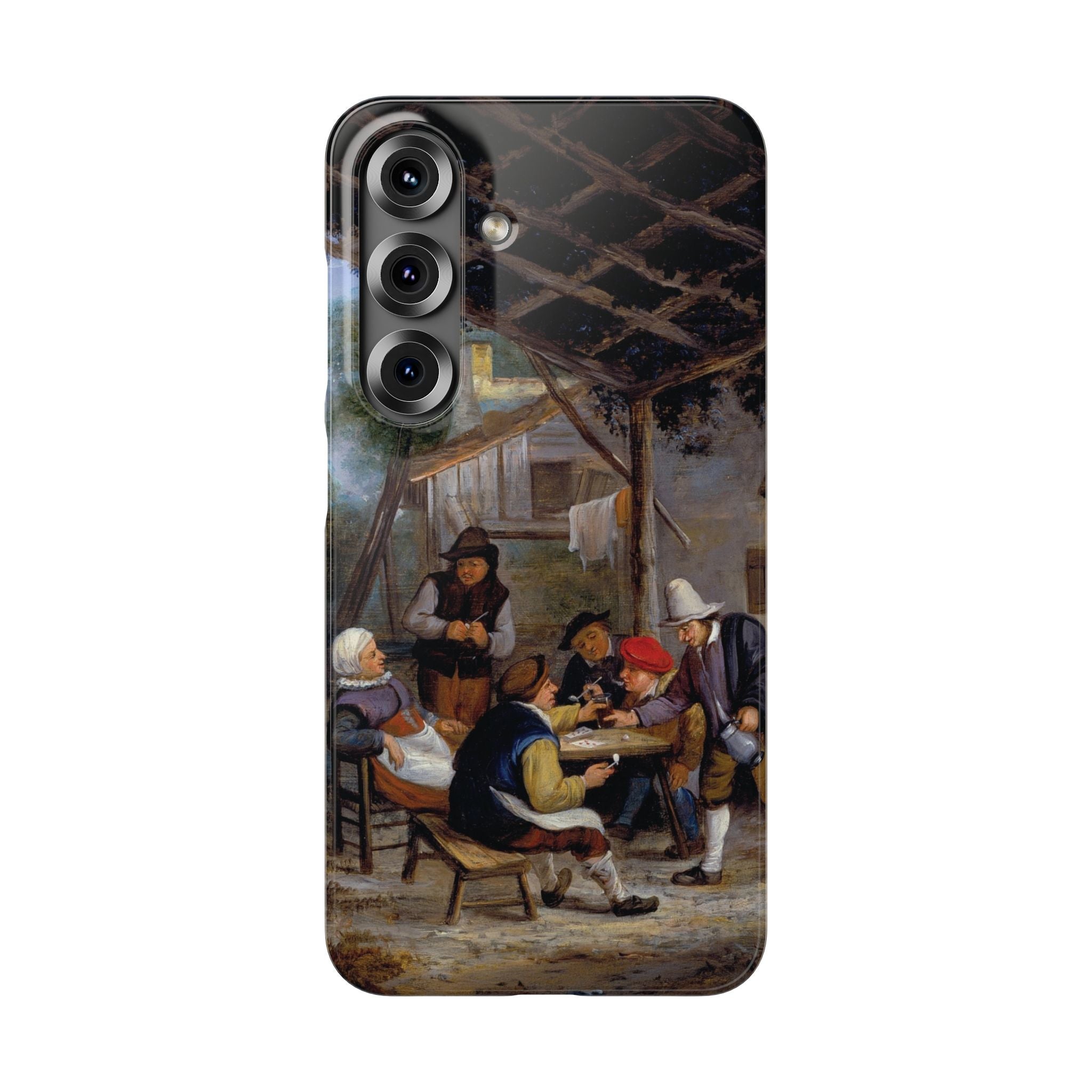 Peasants Drinking by Adriaen van Ostade - Samsung Slim Case