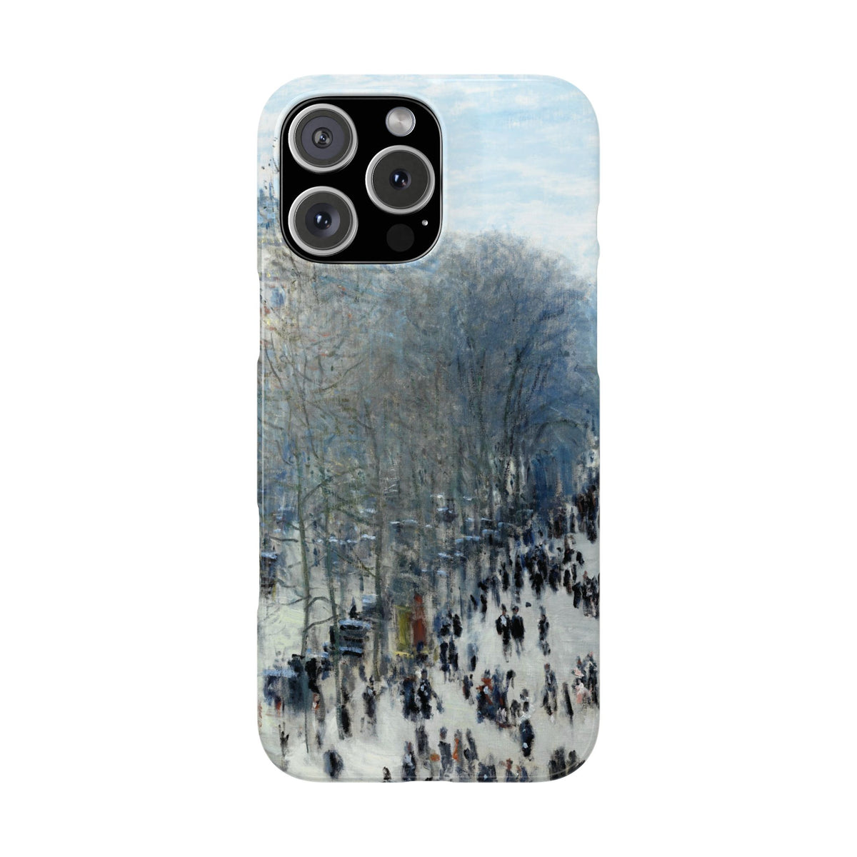 Boulevard des Capucines by Claude Monet - iPhone Slim Case