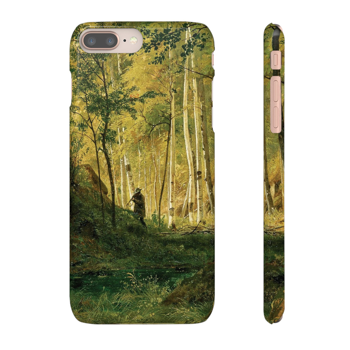 Landscape with a Hunter Valaam Island by Ivan Ivanovich Shishkin - iPhone Slim Case