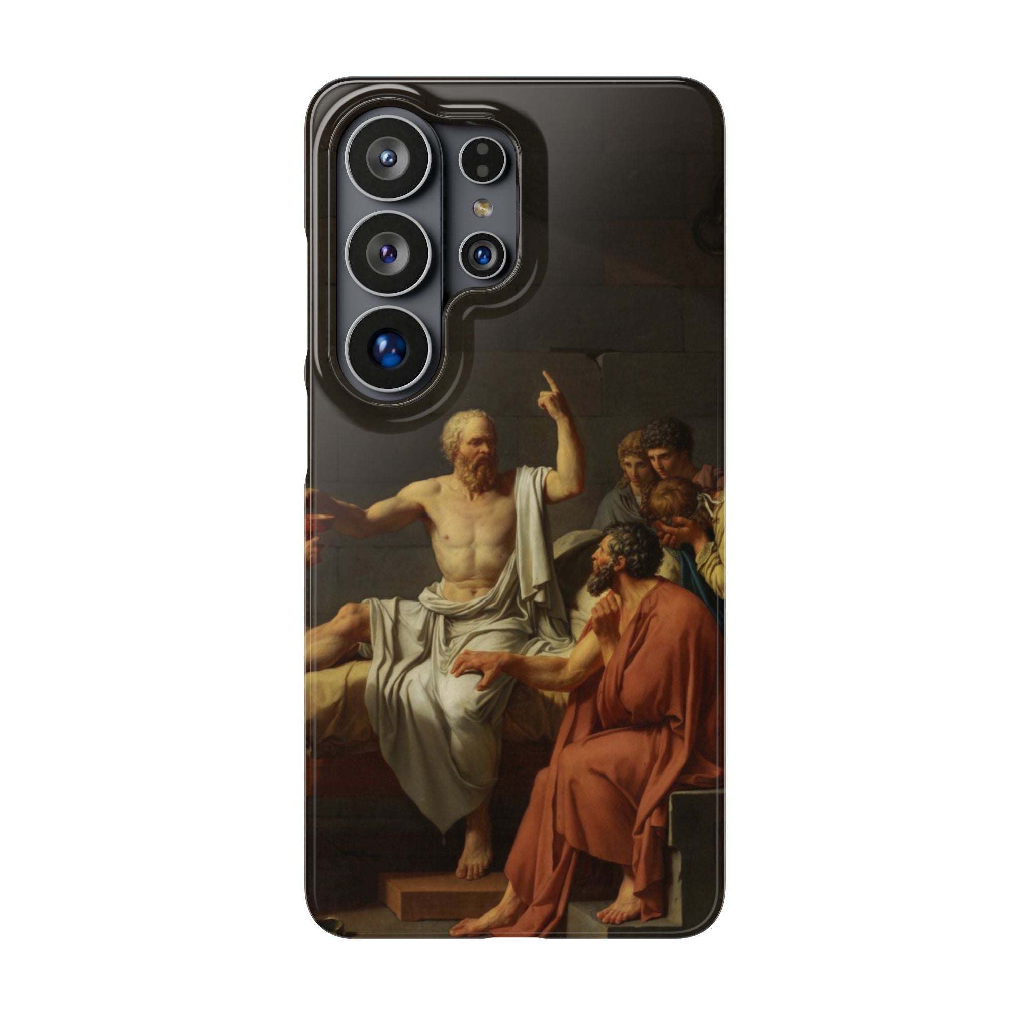 The Death of Socrates by Jacques-Louis David - Samsung Slim Case