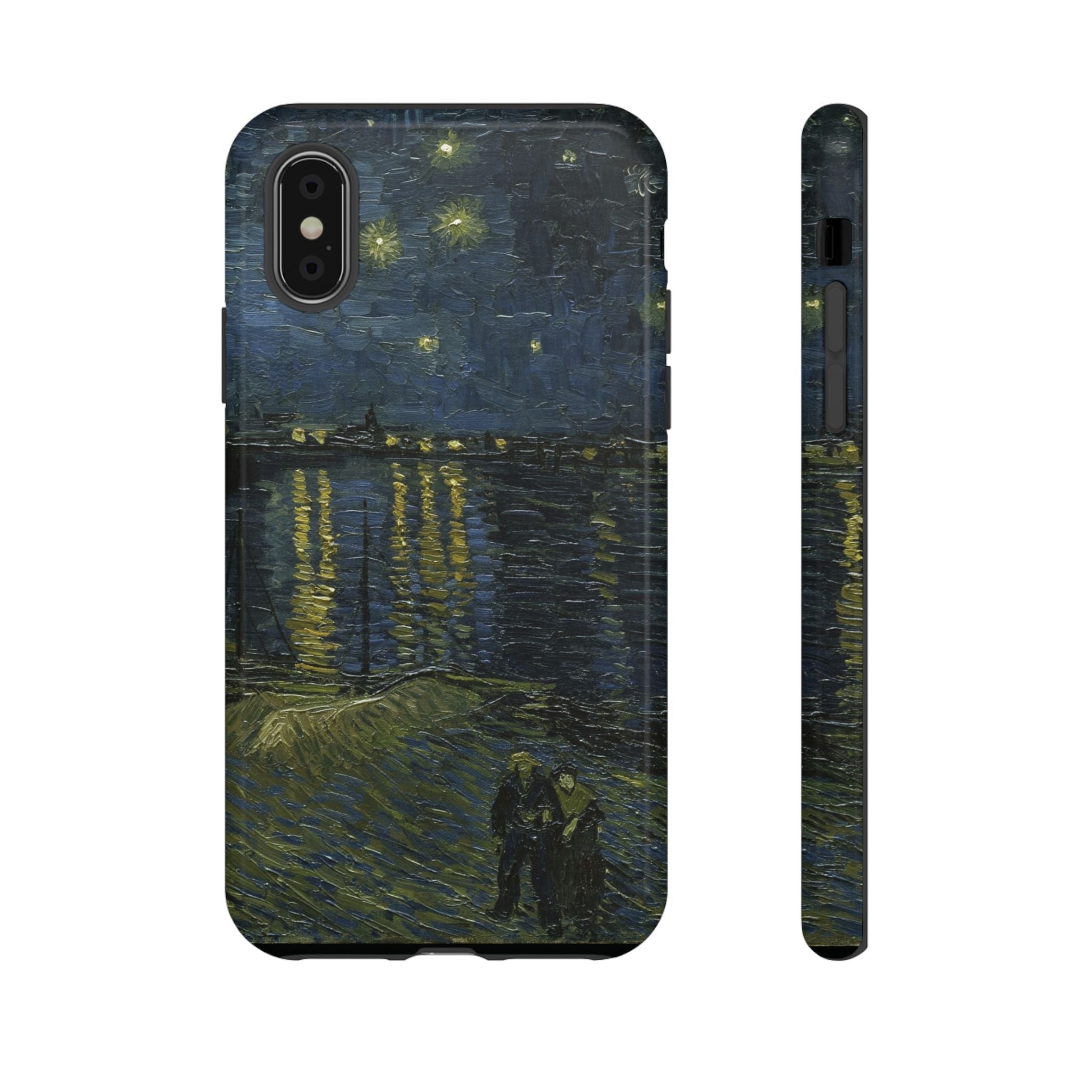 Starry Night on the Rhone by Van Gogh - iPhone Tough Case