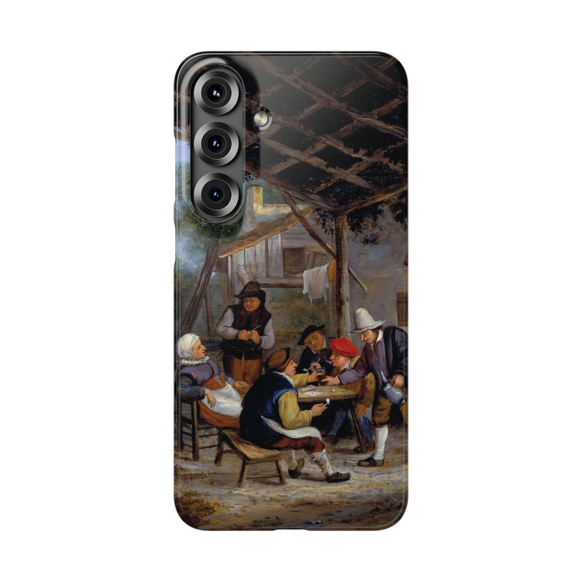 Peasants Drinking by Adriaen van Ostade - Samsung Slim Case