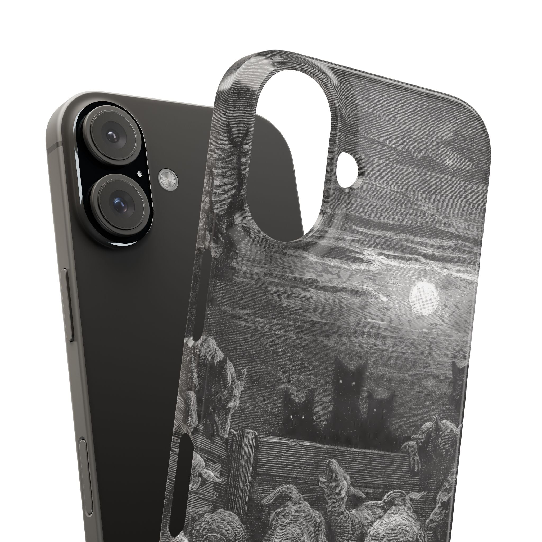 The Wolves and The Sheep by Gustave Dore - iPhone Slim Case