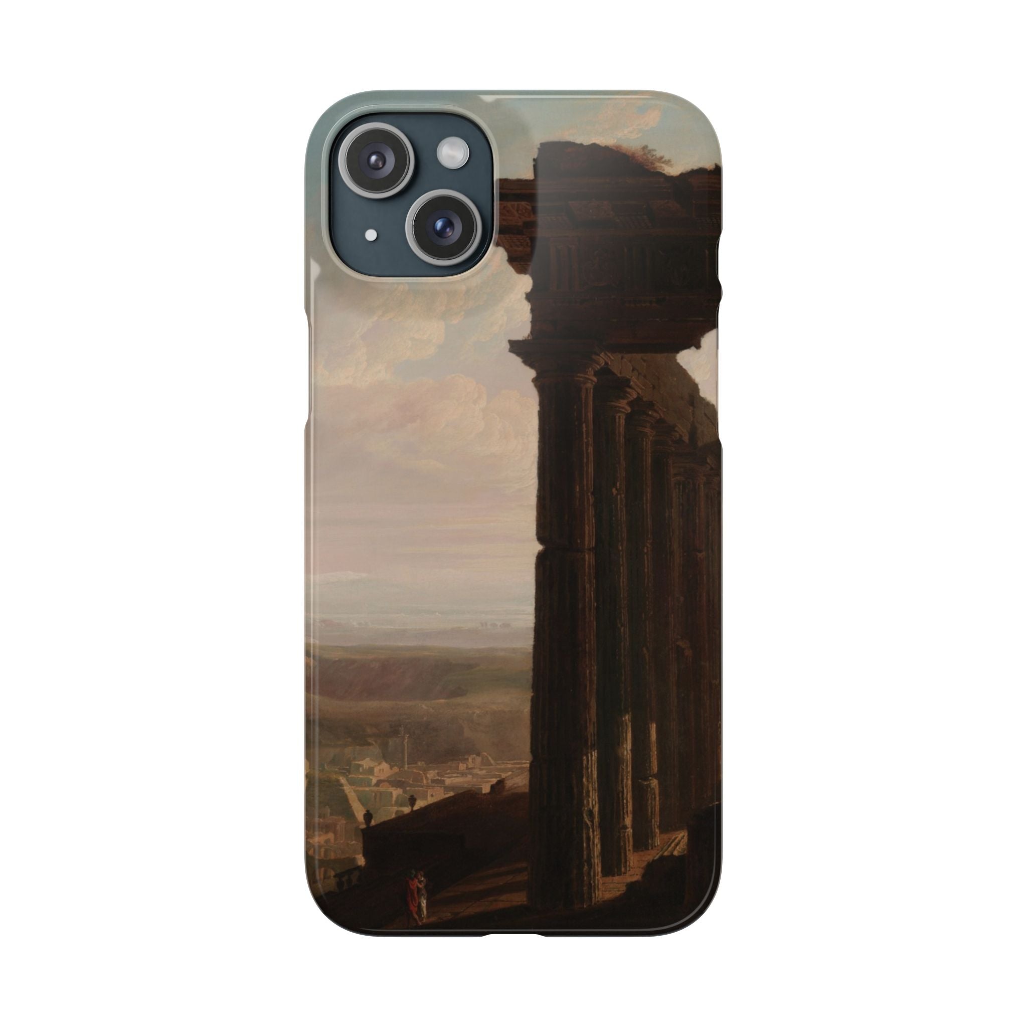 Ruins of an Ancient City by John Martin - iPhone Slim Case