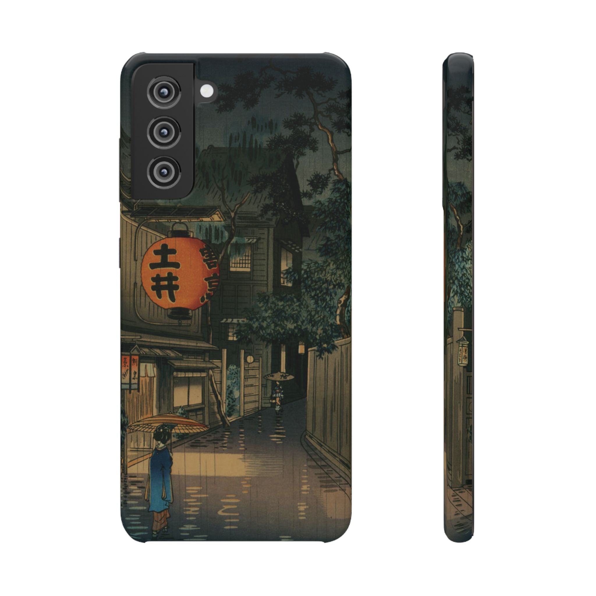 Evening at Ushigome by Tsuchiya Koitsu - Samsung Slim Case