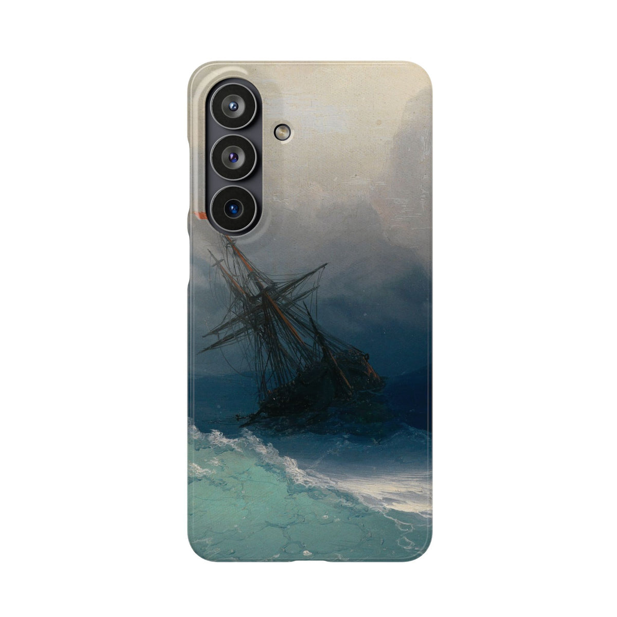 Ship on Stormy Seas by Ivan Aivazovsky - Samsung Slim Case