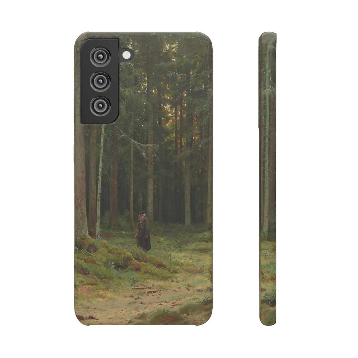 In the Forest of Countess Mordvinova Petergof by Ivan Ivanovich Shishkin - Samsung Slim Case