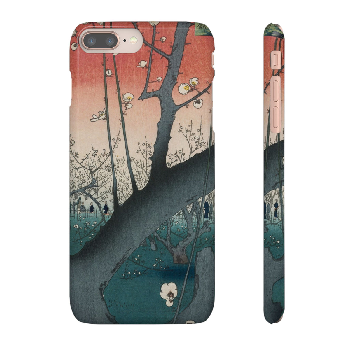 Plum Estate Kameido by Utagawa Hiroshige - iPhone Slim Case