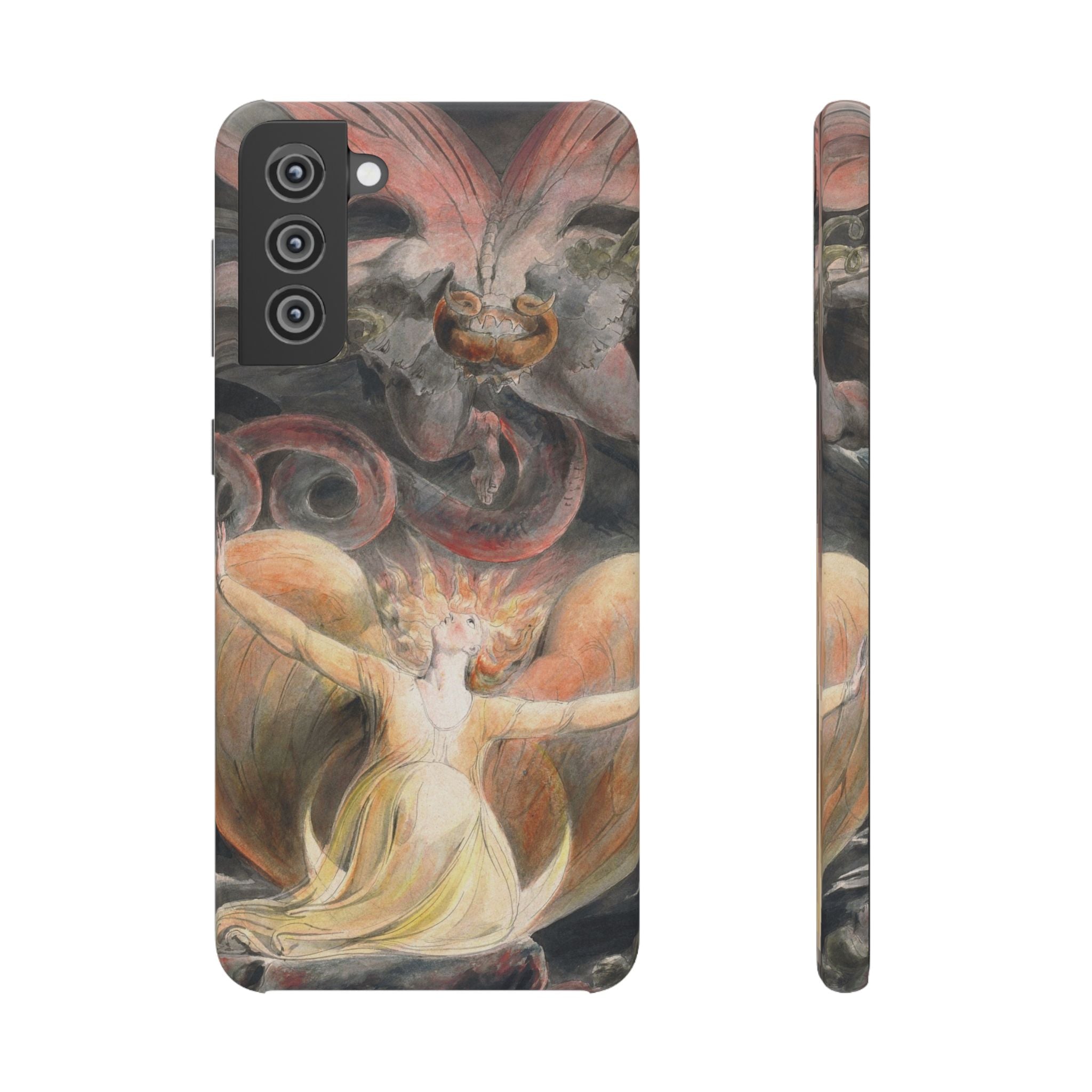 The Great Red Dragon and the Woman Clothed with the Sun by William Blake - Samsung Slim Case