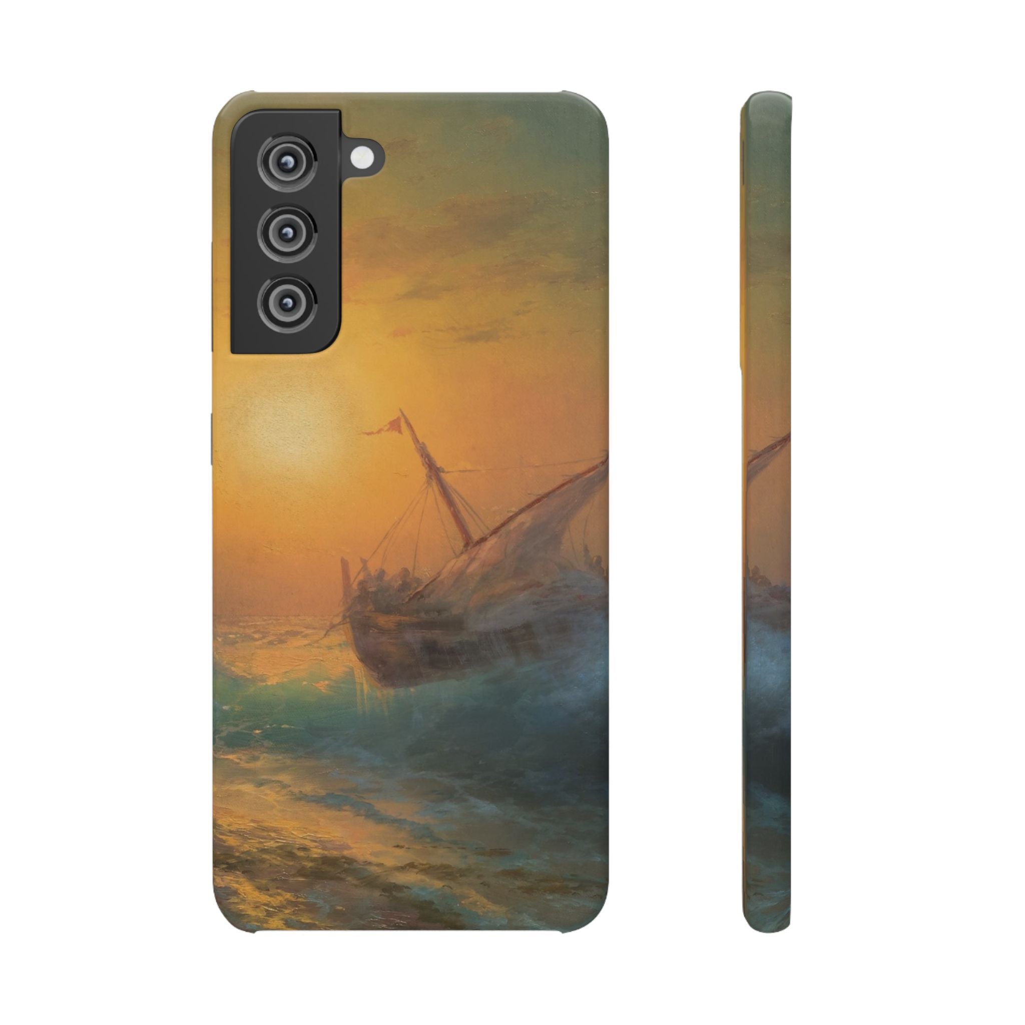 Stormy Sea at Sunset by Ivan Aivazovsky - Samsung Slim Case