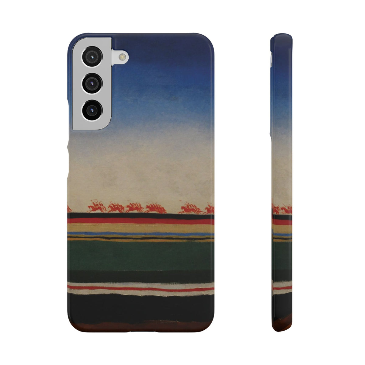 Red Cavalry Riding by Kazimir Malevich - Samsung Slim Case