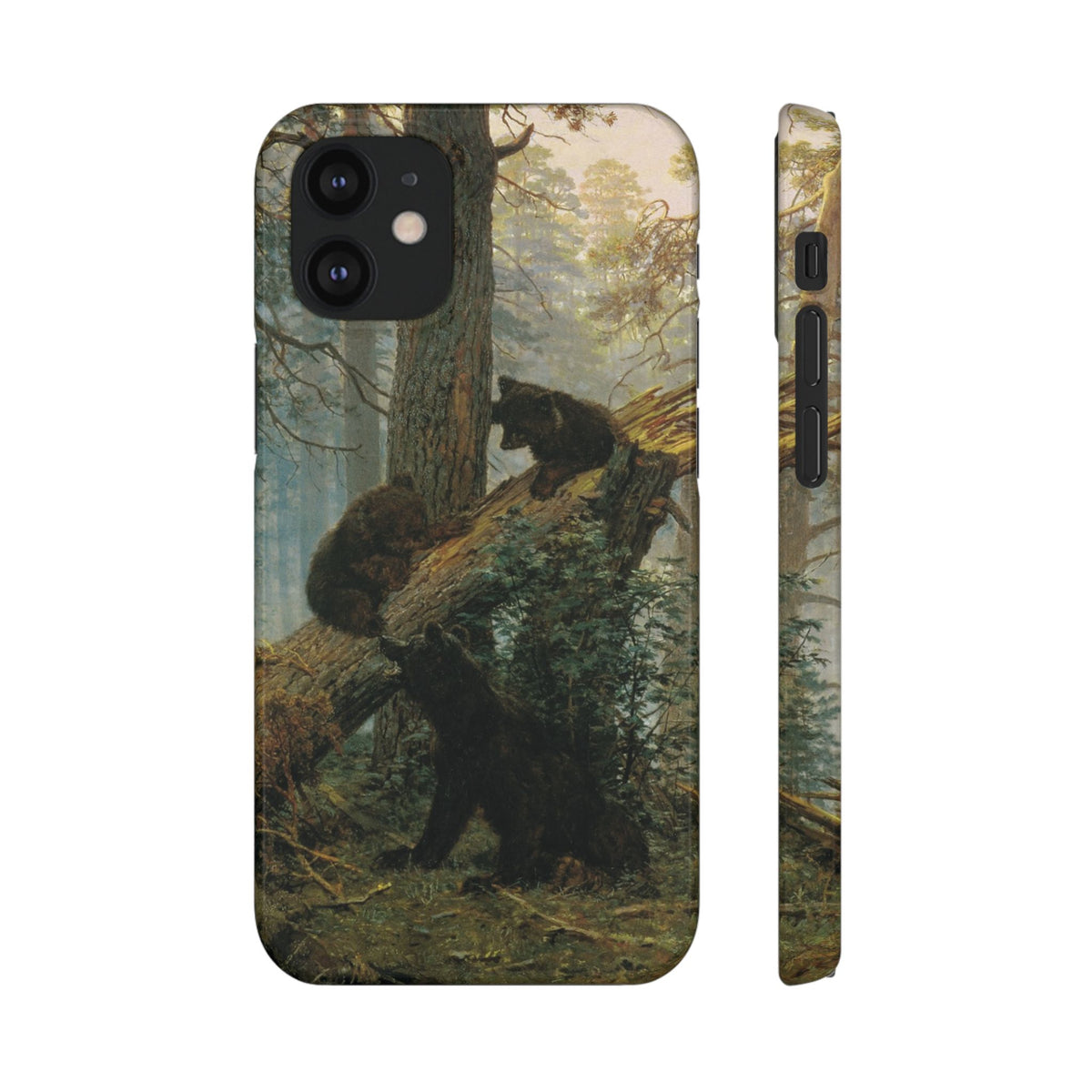 Morning in a Pine Forest by Ivan Ivanovich Shishkin - iPhone Slim Case