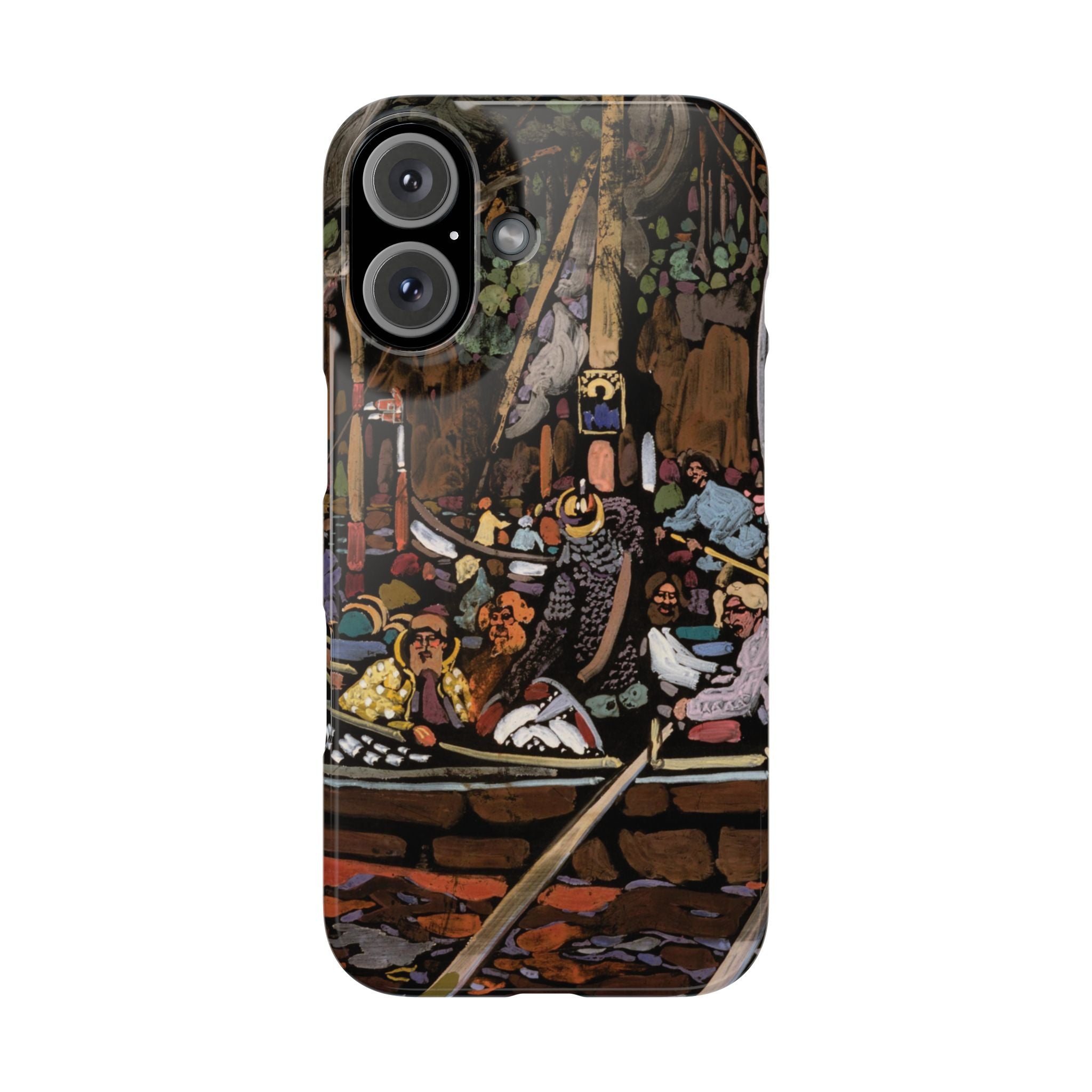 Lied (Chanson) by Vasily Kandinsky - iPhone Slim Case