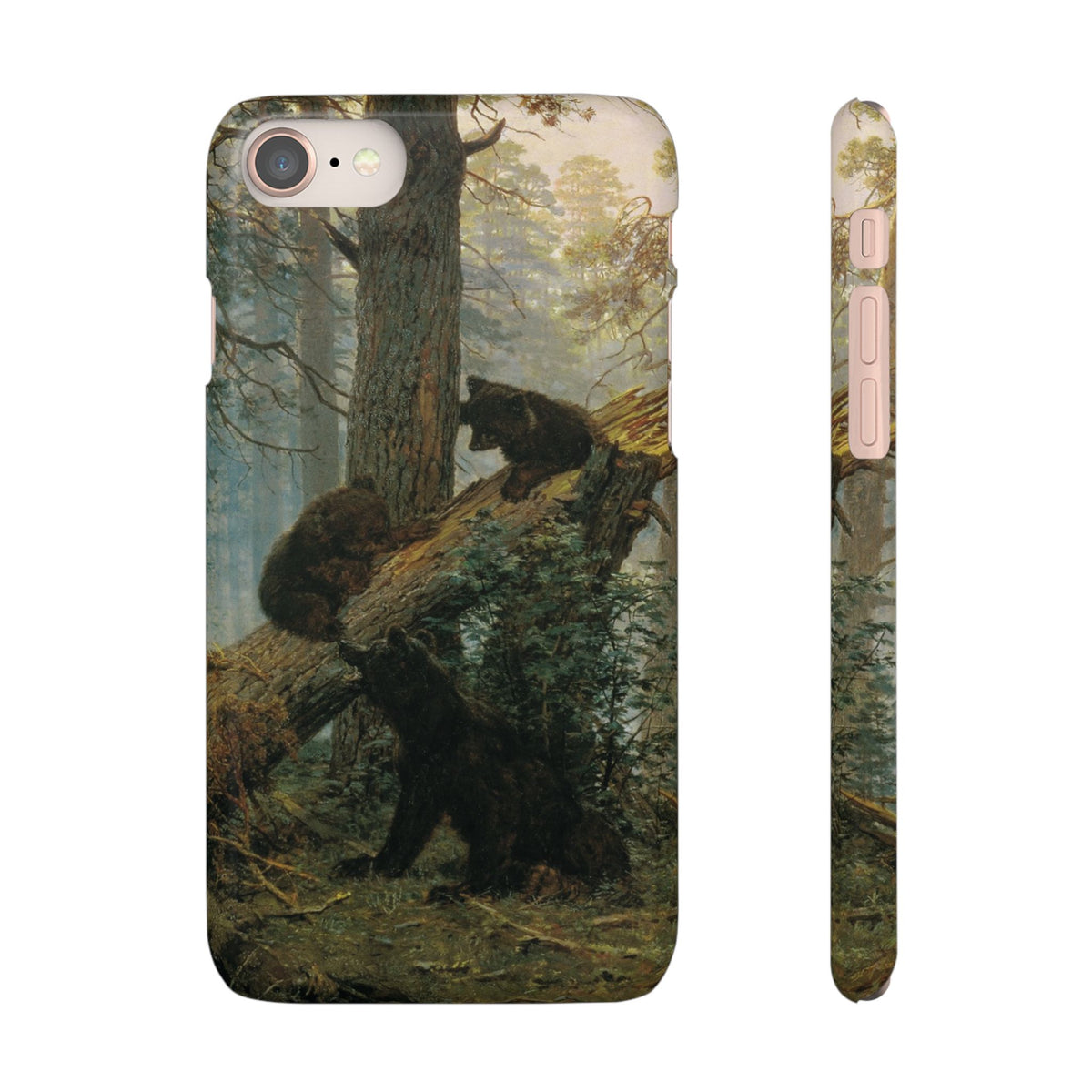 Morning in a Pine Forest by Ivan Ivanovich Shishkin - iPhone Slim Case