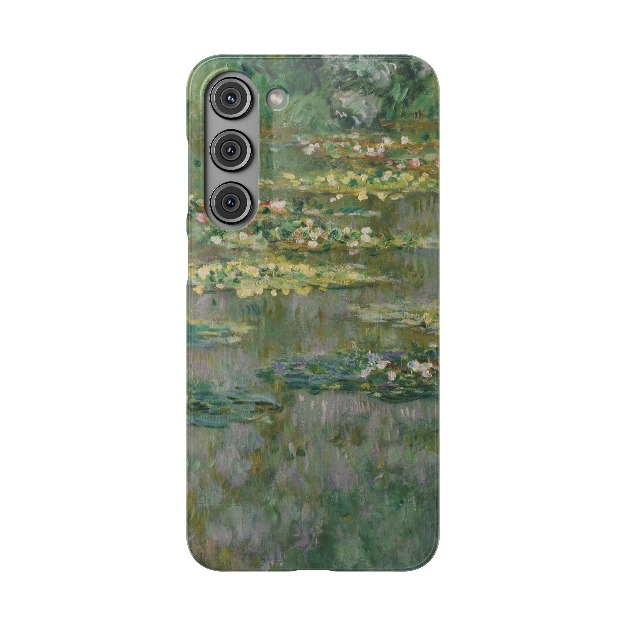 Le Bassin des Nymphéas by Claude Monet - Samsung Slim Case