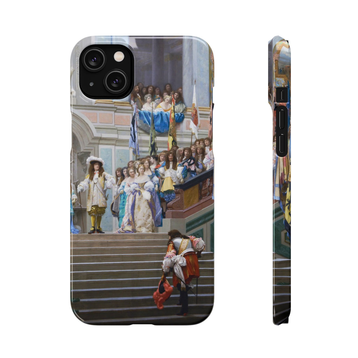 Reception du Grand Conde par Louis XIV by Jean-Leon Gerome - iPhone Slim Case