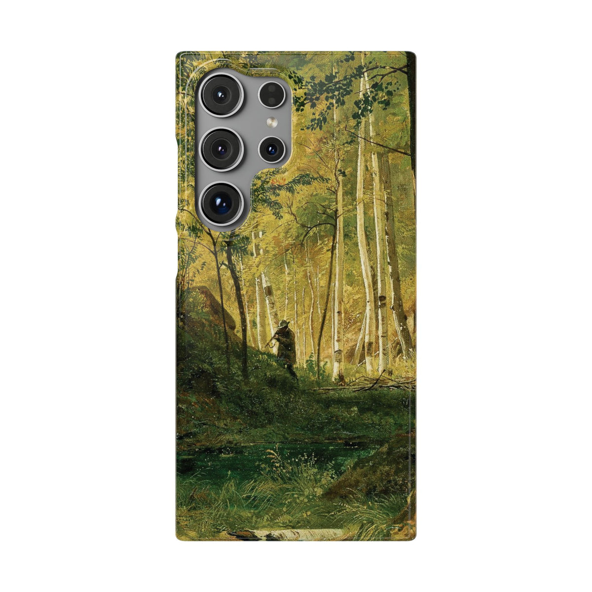 Landscape with a Hunter Valaam Island by Ivan Ivanovich Shishkin - Samsung Slim Case