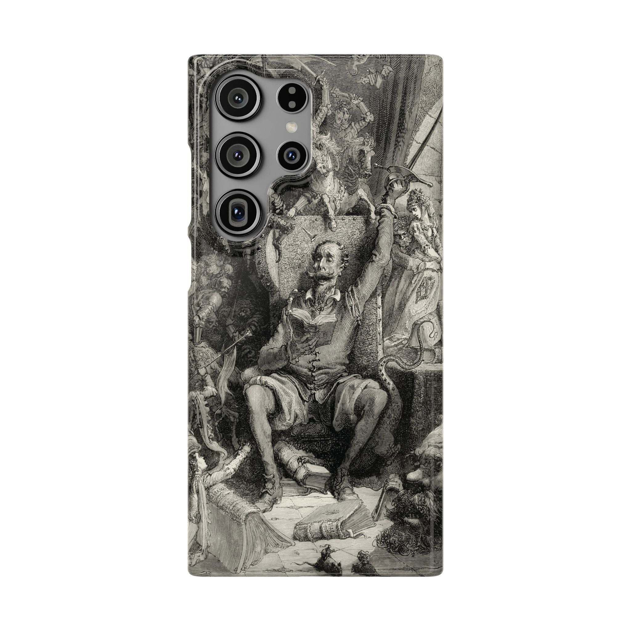 Don Quixote and His Visions by Gustave Doré - Samsung Slim Case