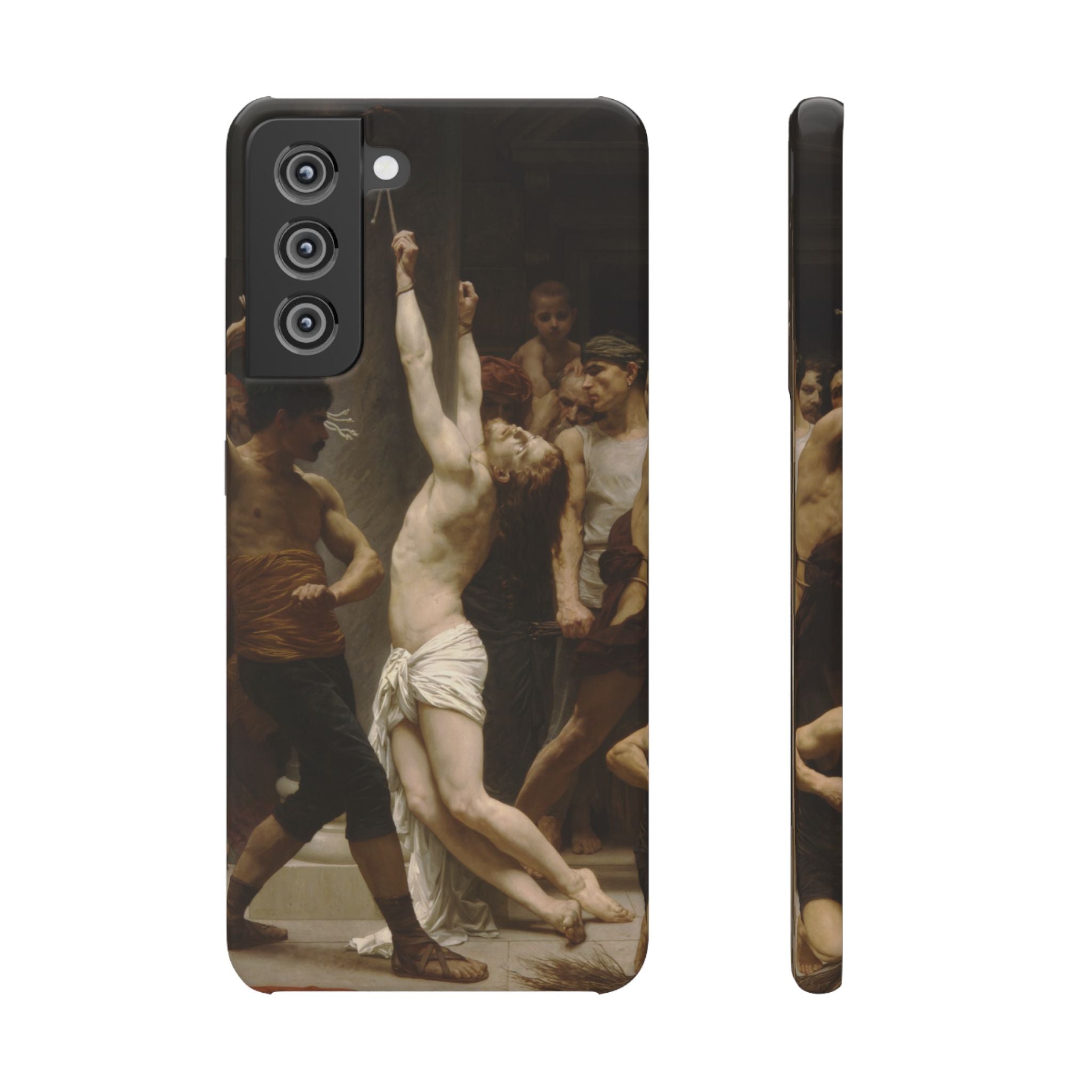 The Flagellation of Our Lord Jesus Christ by William-Adolphe Bouguereau - Samsung Slim Case