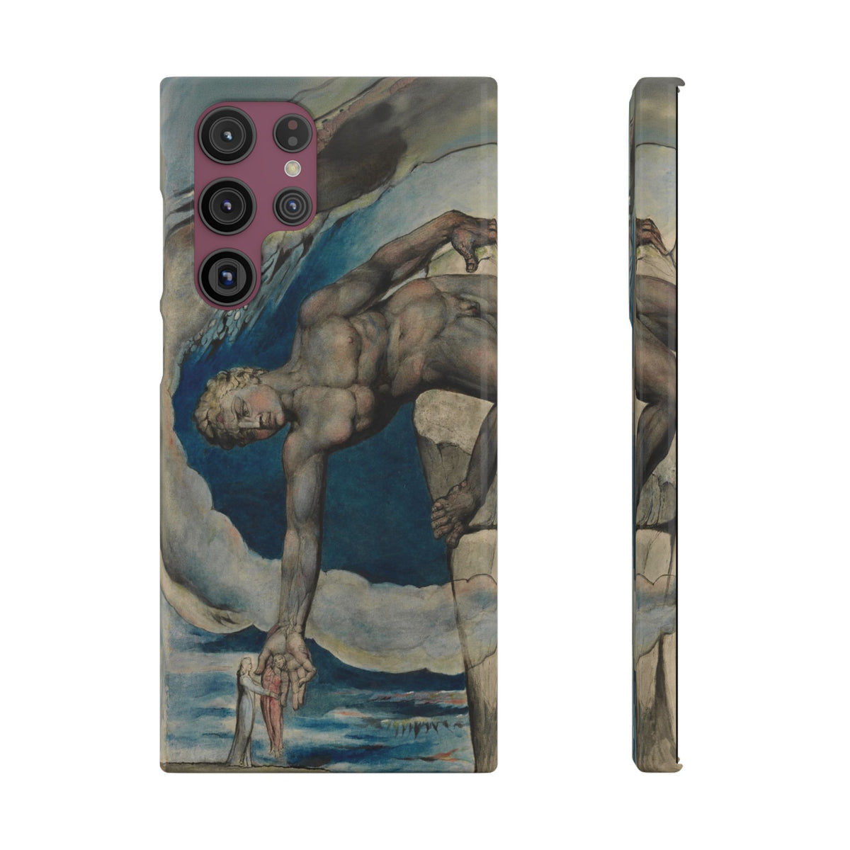 Antaeus setting down Dante and Virgil in the Last Circle of Hell by William Blake - Samsung Slim Case