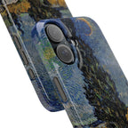 Road with Cypress and Star by Vincent van Gogh - iPhone Slim Case