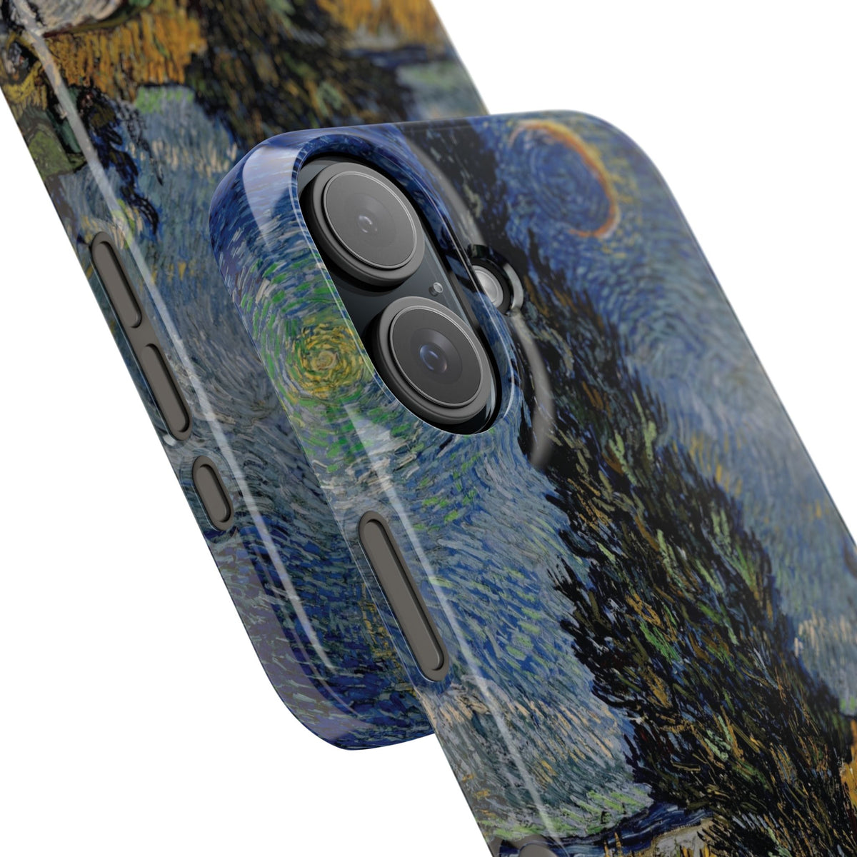 Road with Cypress and Star by Vincent van Gogh - iPhone Slim Case