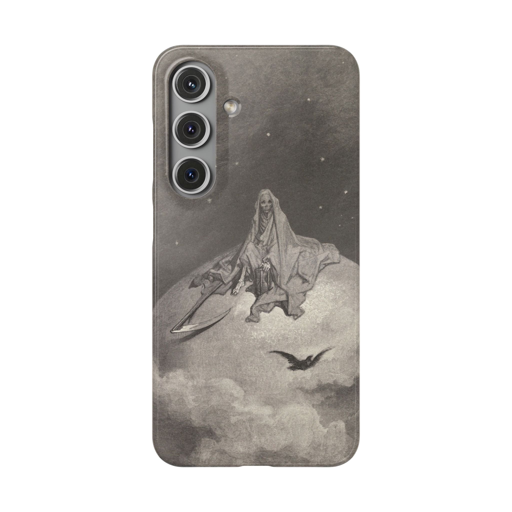 Doubting, dreaming dreams no mortal ever dared to dream before by Gustave Doré - Samsung Slim Case