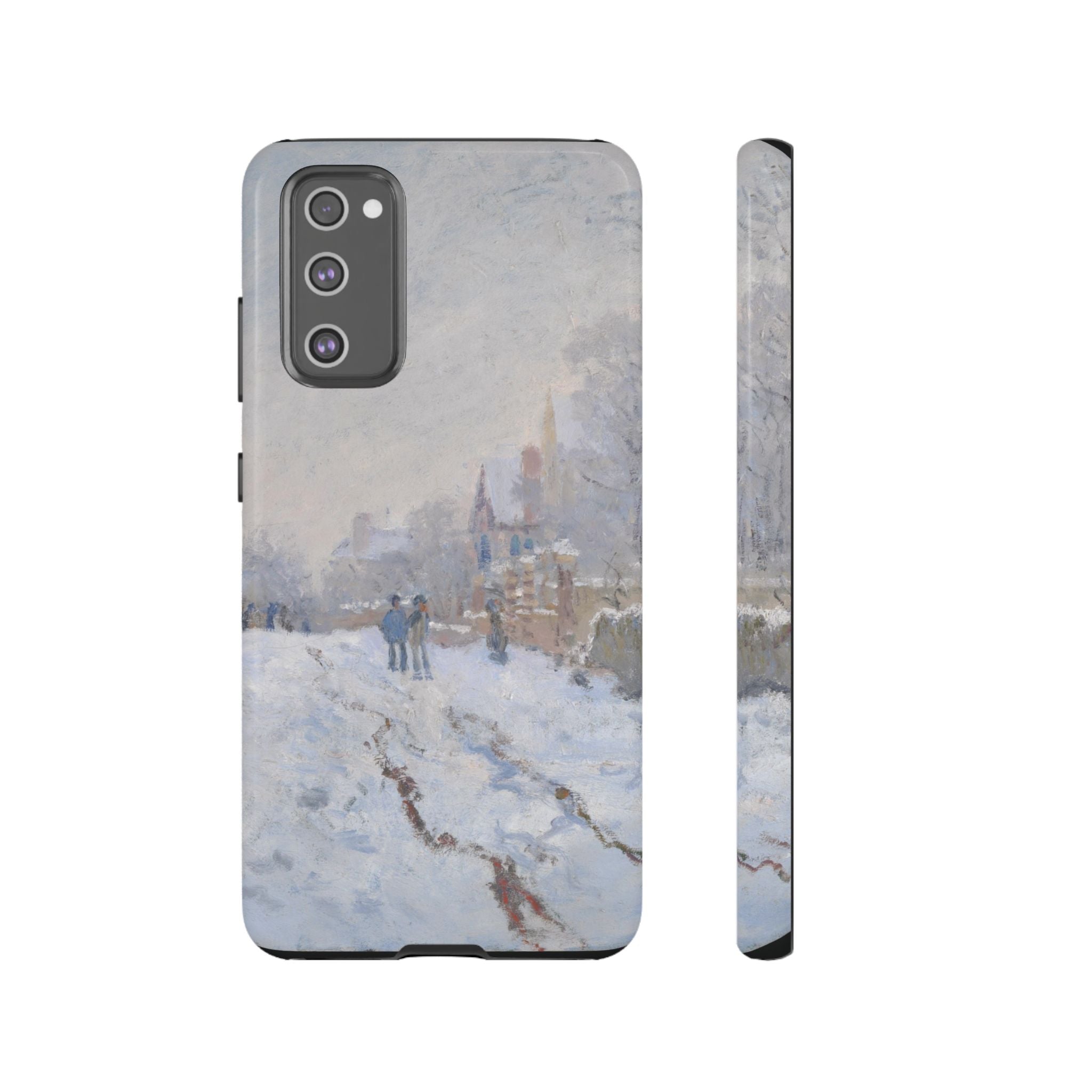 Snow Scene at Argenteuil by Claude Monet - Samsung Tough Case