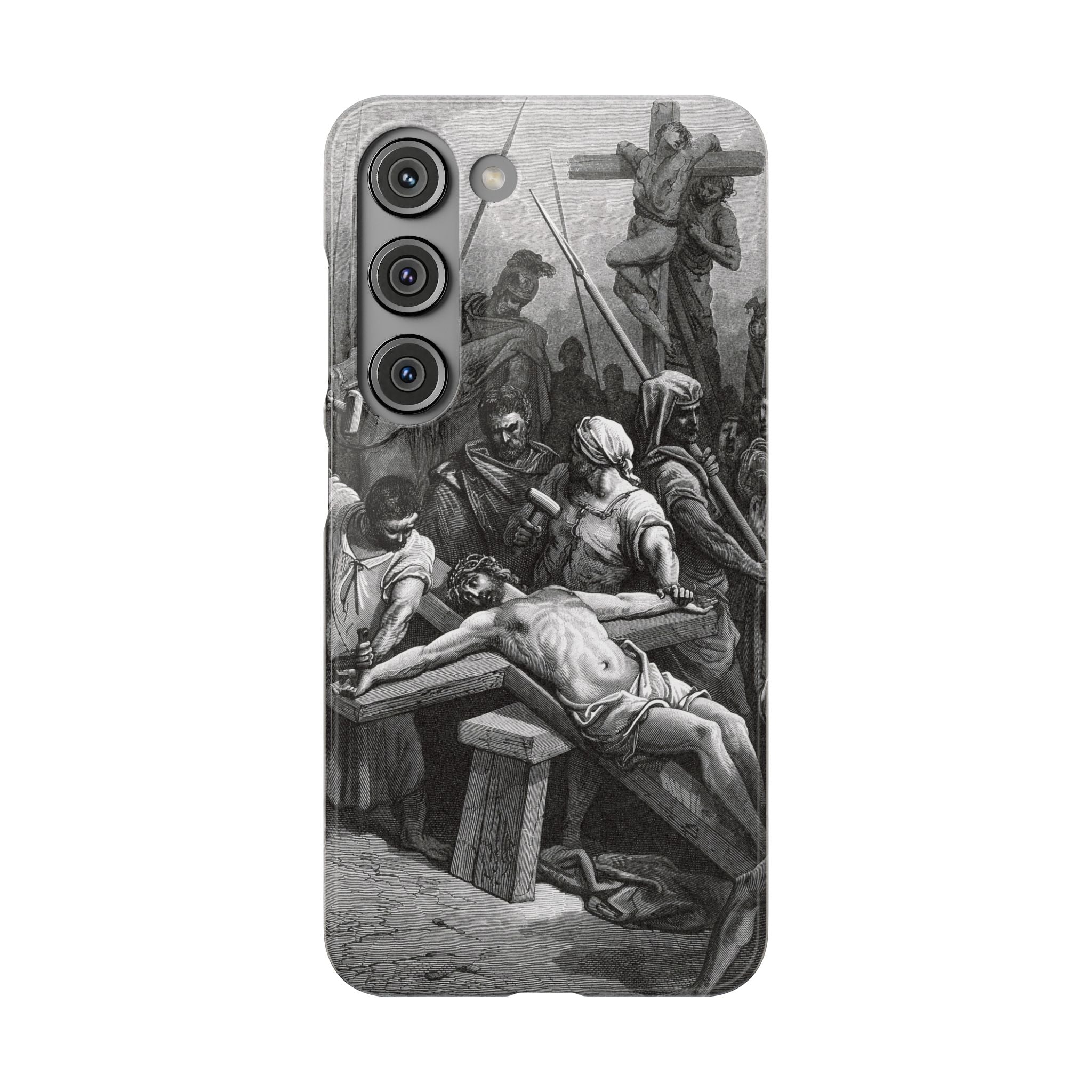 Crucifixion of Jesus by Gustave Doré - Samsung Slim Case