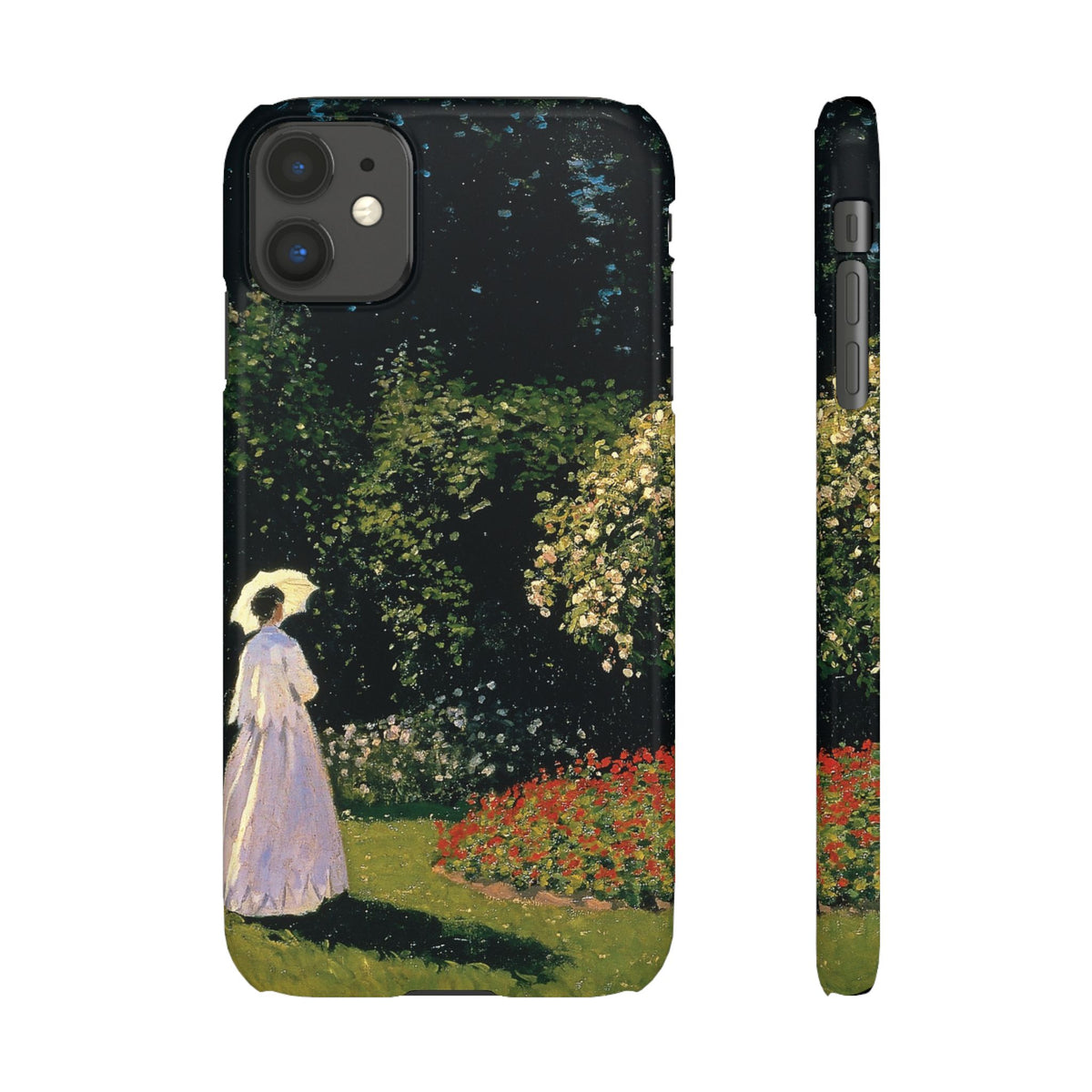 Woman in the Garden by Claude Monet - iPhone Slim Case