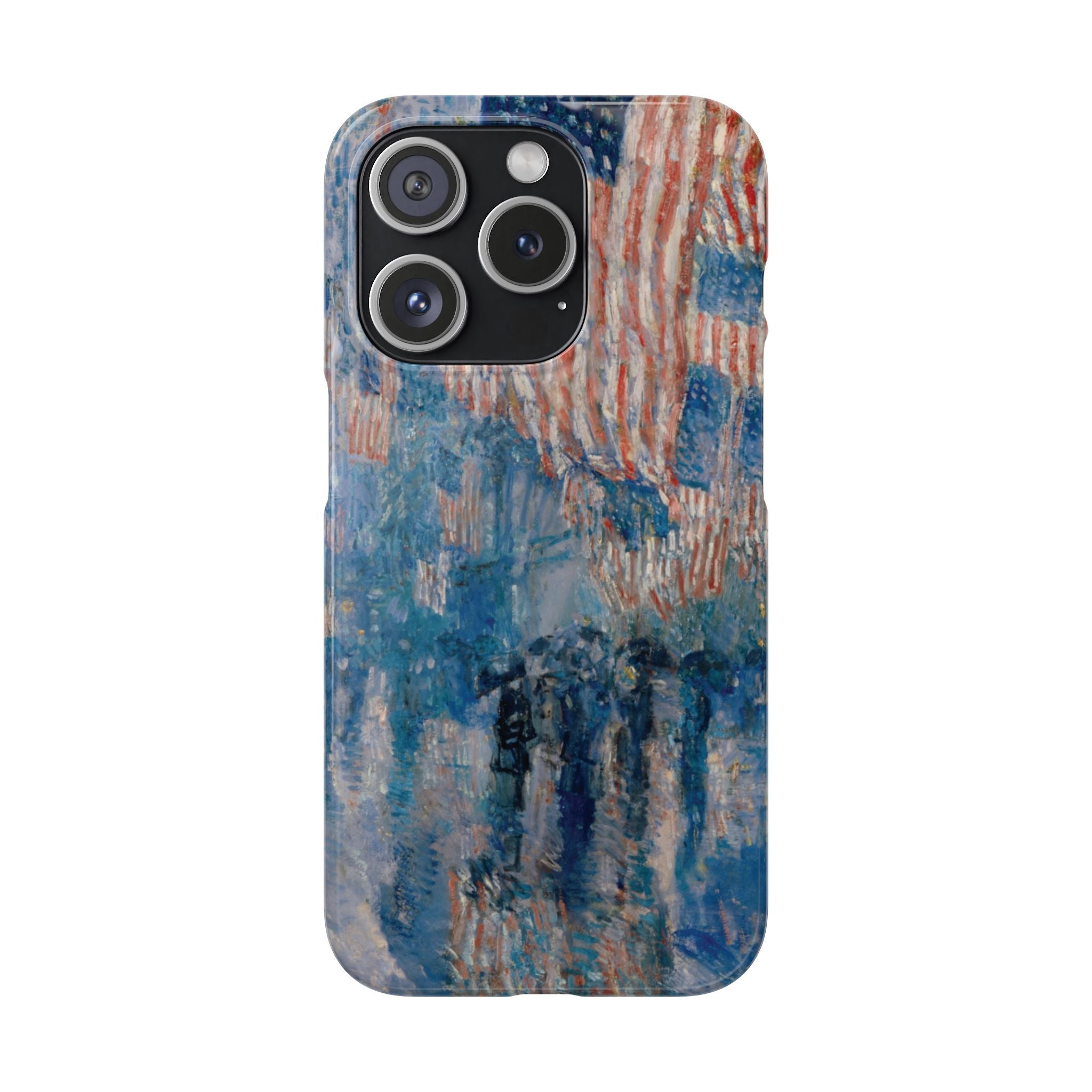 The Avenue in the Rain by Childe Hassam - iPhone Slim Case