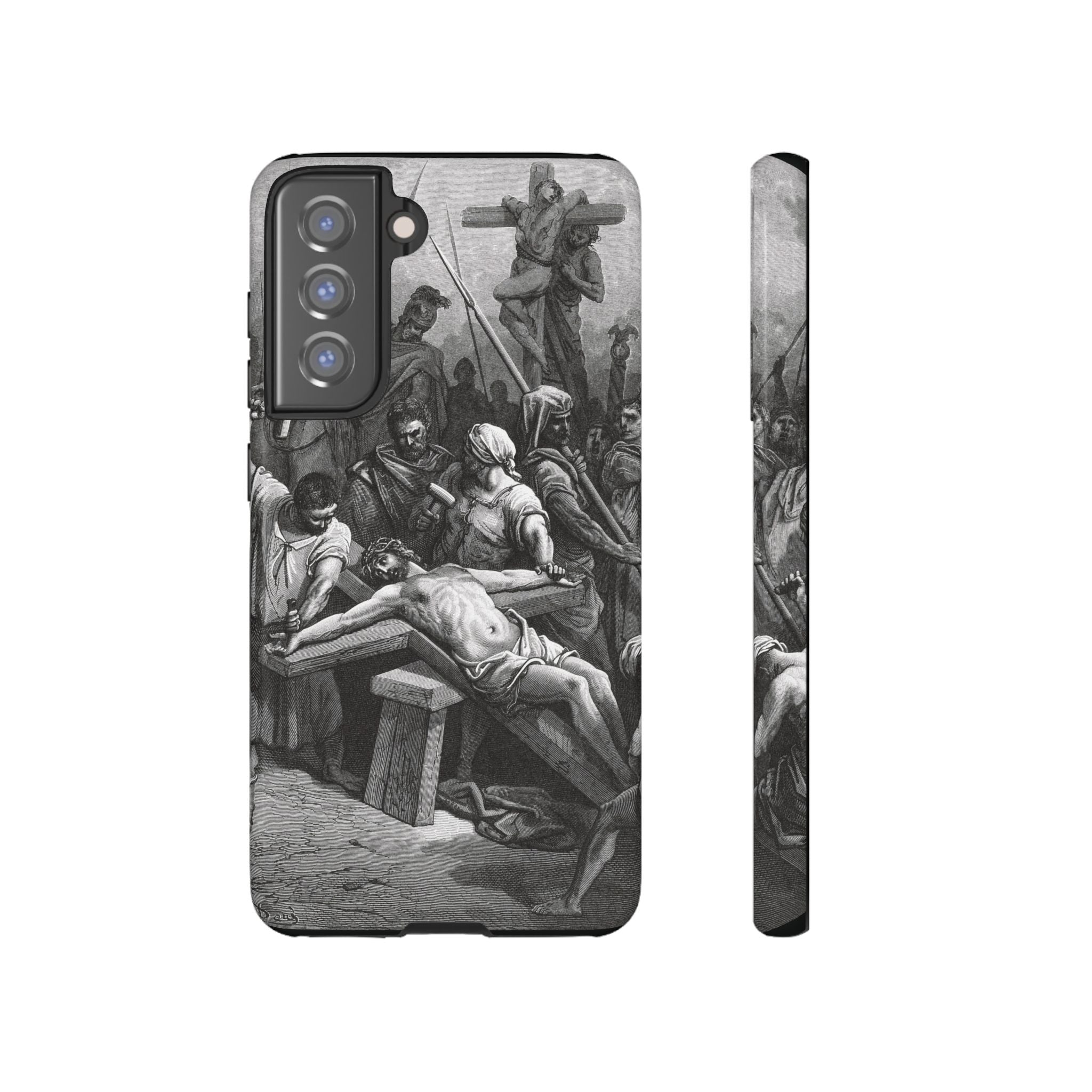Crucifixion of Jesus by Gustave Doré - Samsung Tough Case